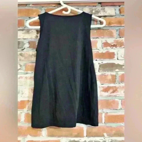Talbots Ruffled Detailed Black Tank‎ Size Small - Picture 5 of 5